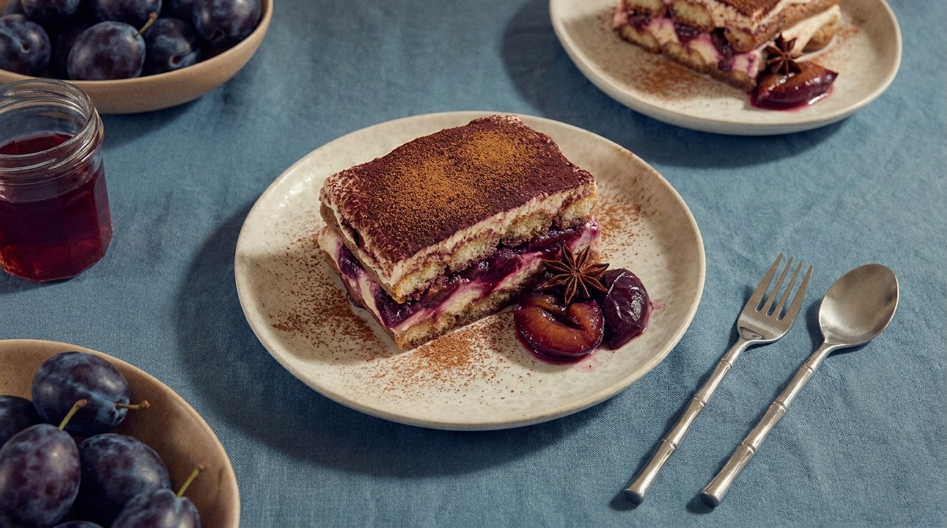 Zwetschgen-Tiramisu